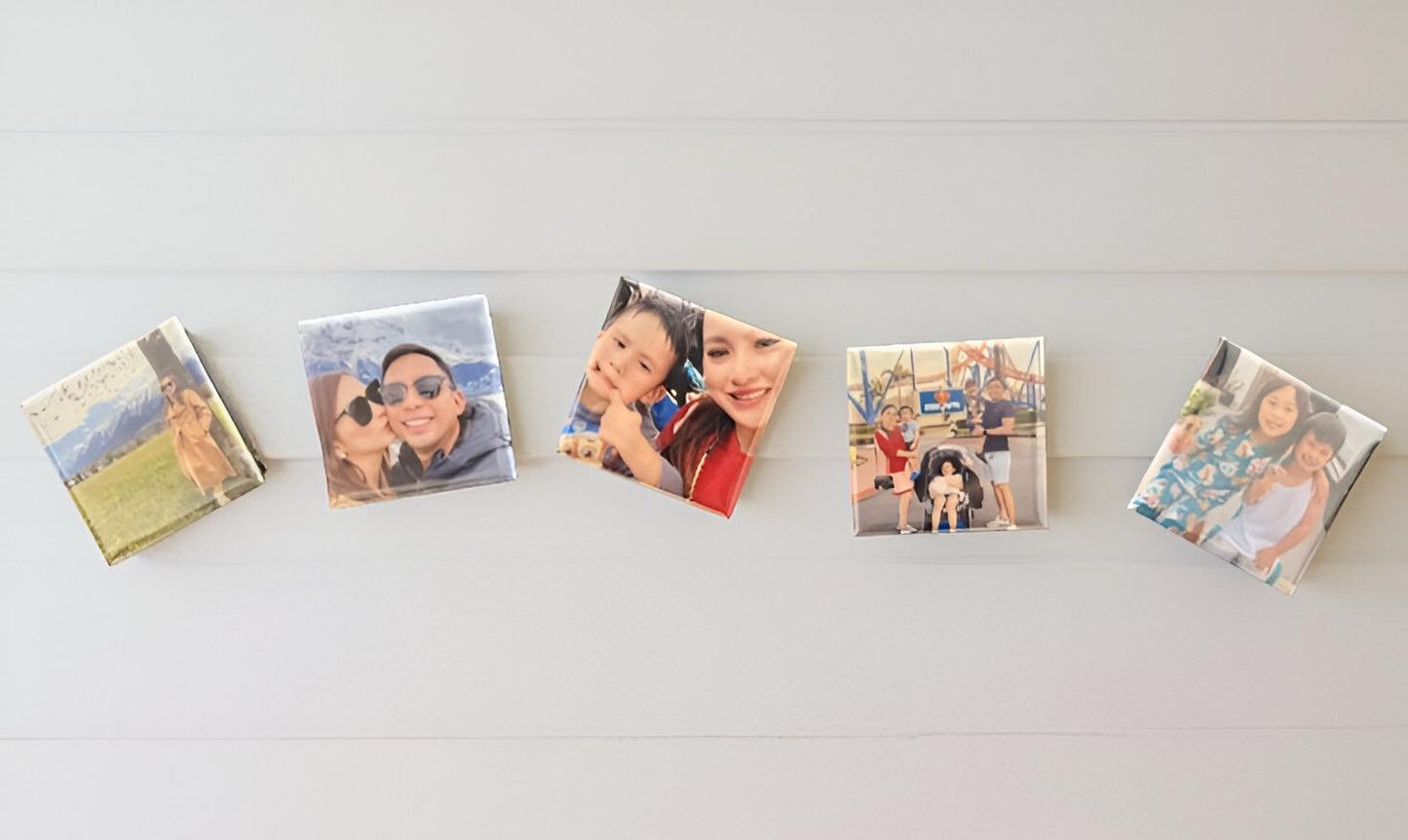 1-Pack Square Photo Magnet