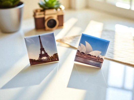 1-Pack Square Photo Magnet